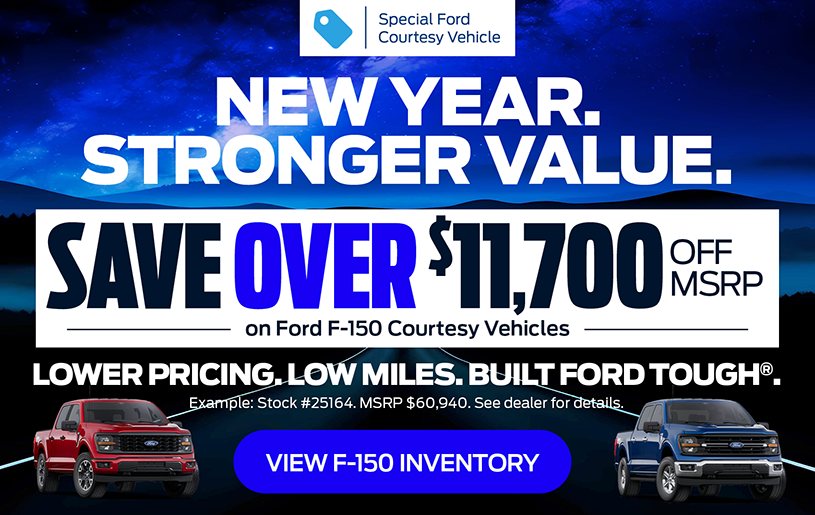 F-150 FORD COURTESY VEHICLES